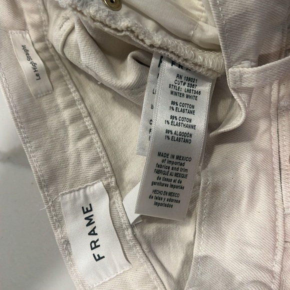 Frame Le straight jeans-winter white - Picture 4 of 5